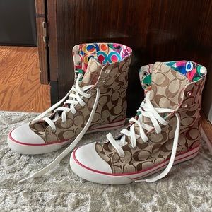 Coach- Bonney Hightop Sneakers- 8.5